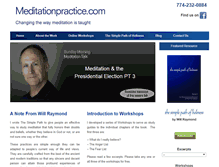 Tablet Screenshot of meditationpractice.com